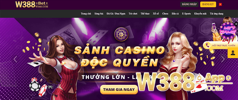 Game bài W388 – Sảnh game đánh bài đẳng cấp 2023