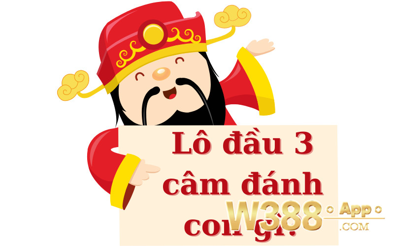 Lô đầu 3 câm đánh con gì?