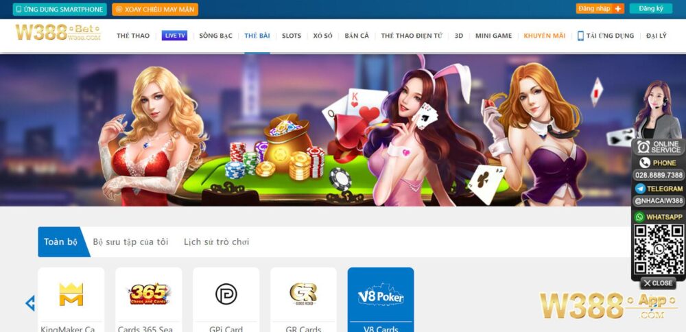 Tại W388 mỗi sảnh game lại có nhiều tựa game hấp dẫn và thú vị khác