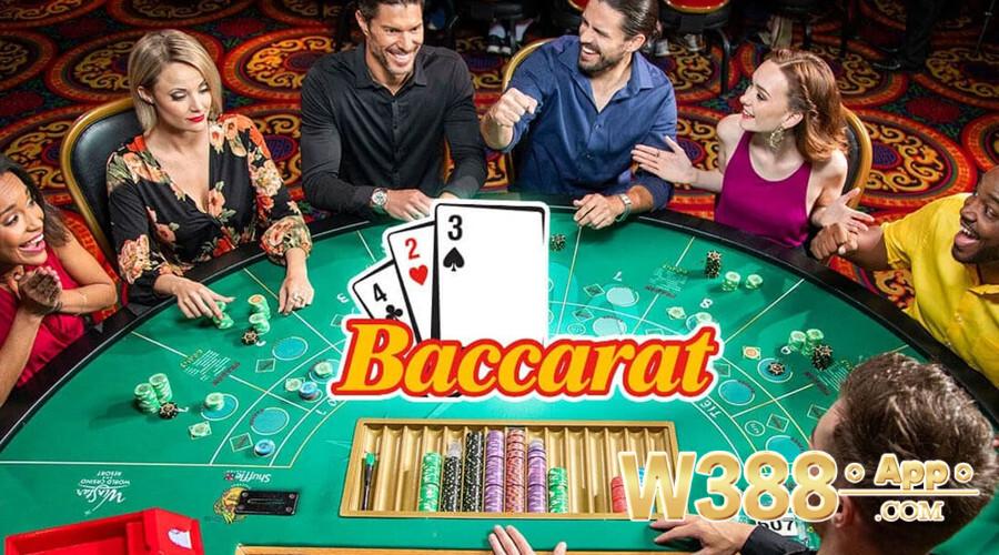 Luật chơi Baccarat tại nhà cái W388 như thế nào?