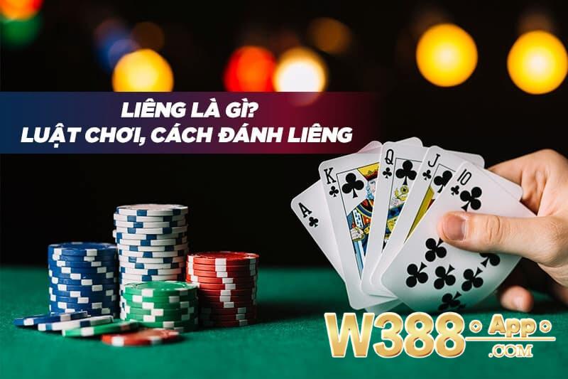 Liêng là một trò chơi đánh bài truyền thống với bộ bài Tây 52 lá