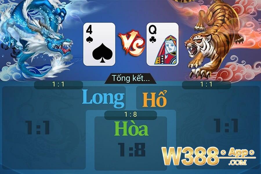 Rồng Hổ W388 chính là tựa game đặc biệt về luật chơi